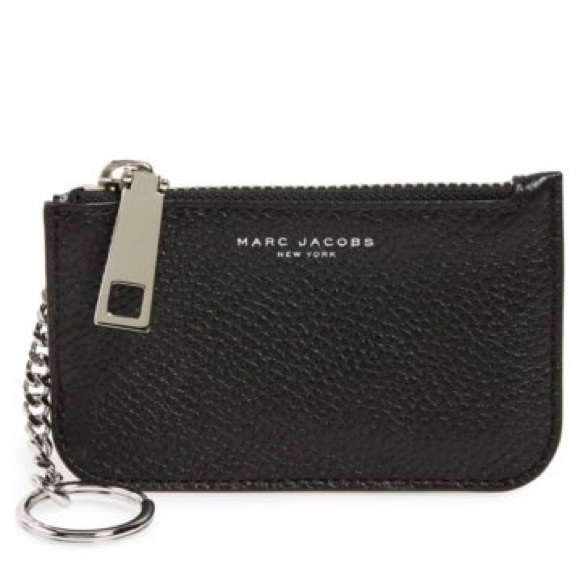 Marc Jacobs Gotham City Pebbled Leather Key Pouch - Picture 2 of 8